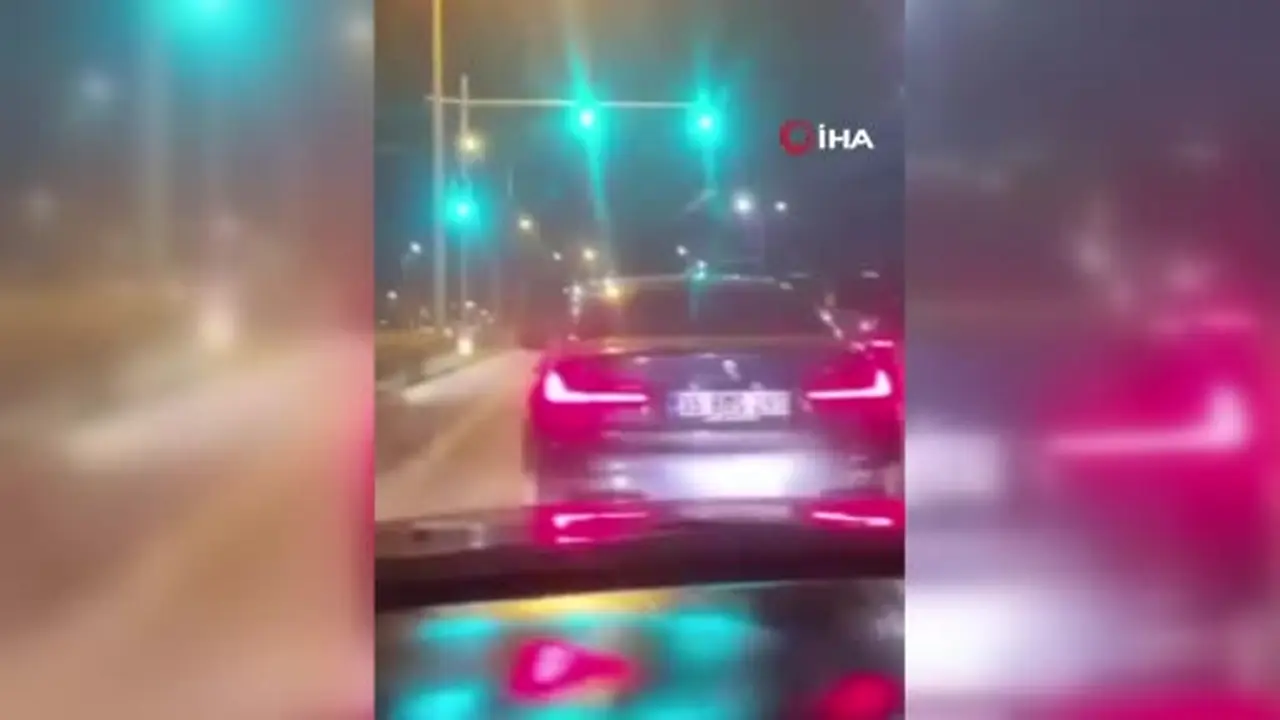 Yol kesen trafik magandaları otomobilde bebek olmasına rağmen tehditlere devam etti