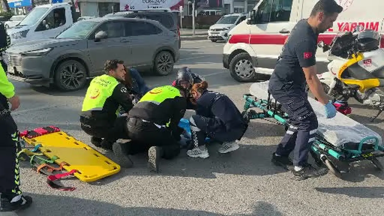 Samsun’da hafif ticari aracın çarptığı kadın yaralandı
