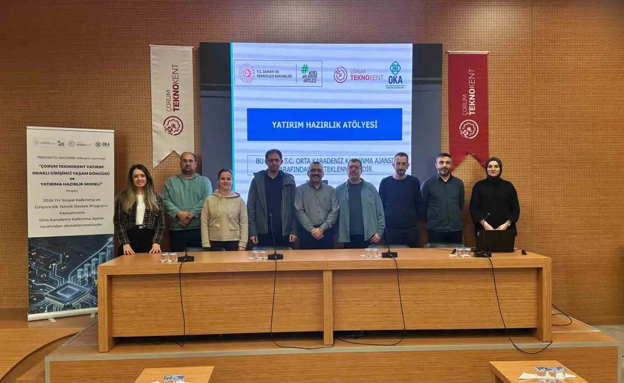 Çorum Teknokent’te OKA desteğiyle girişimcilerin yatırıma hazırlık süreci destekleniyor