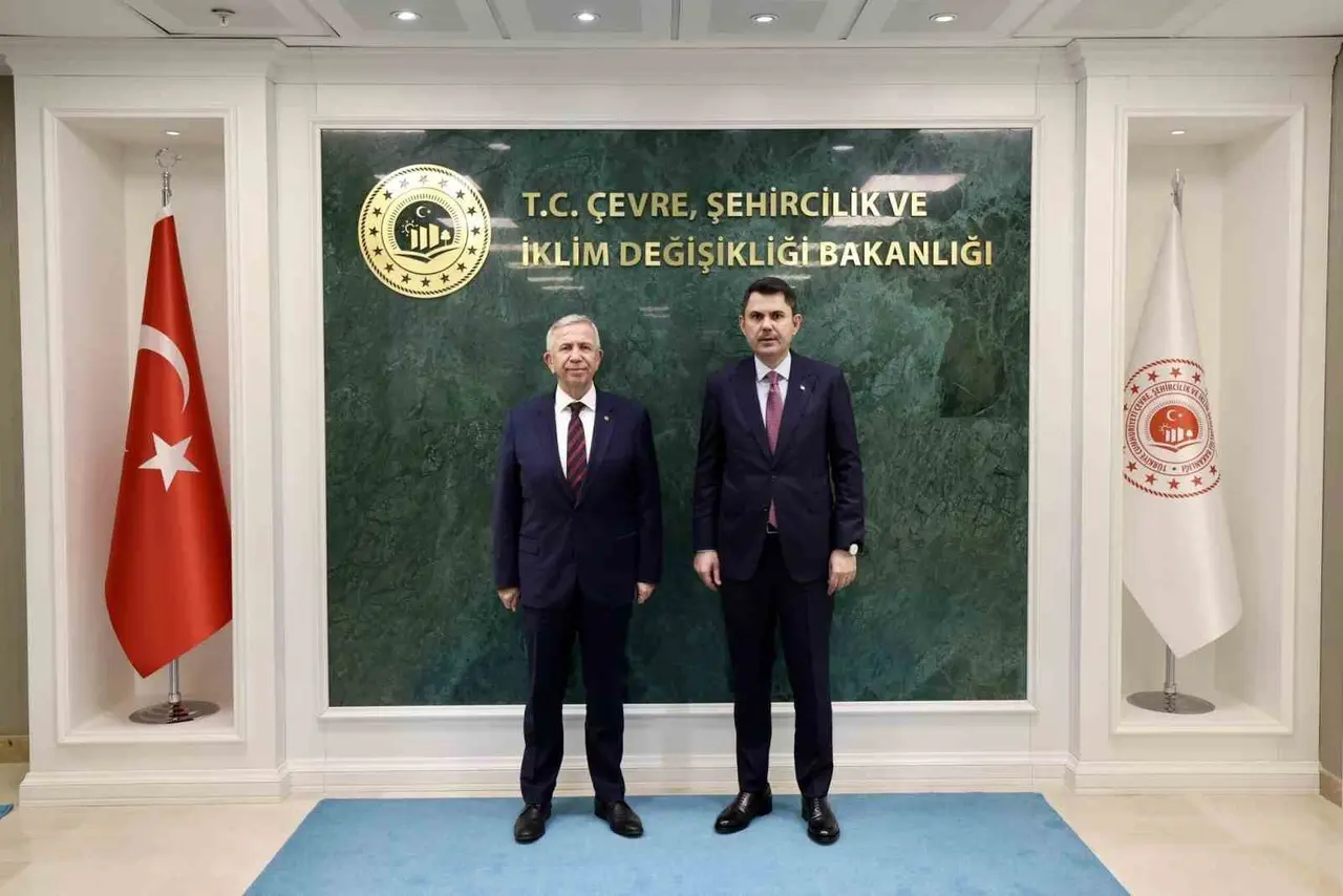 Bakan Kurum Mansur Yavaş’ı kabul etti