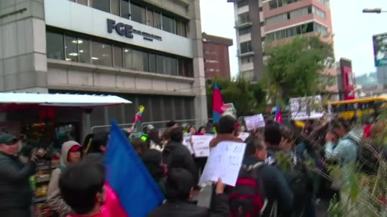 Ekvador’da halk, Noboa hükümetini protesto etti