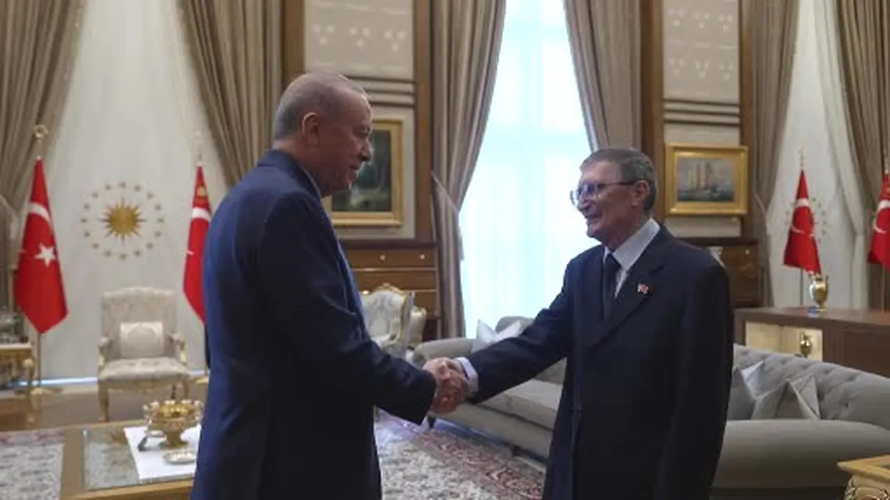 Cumhurbaşkanı Erdoğan, Aziz Sancar ve eşini kabul etti