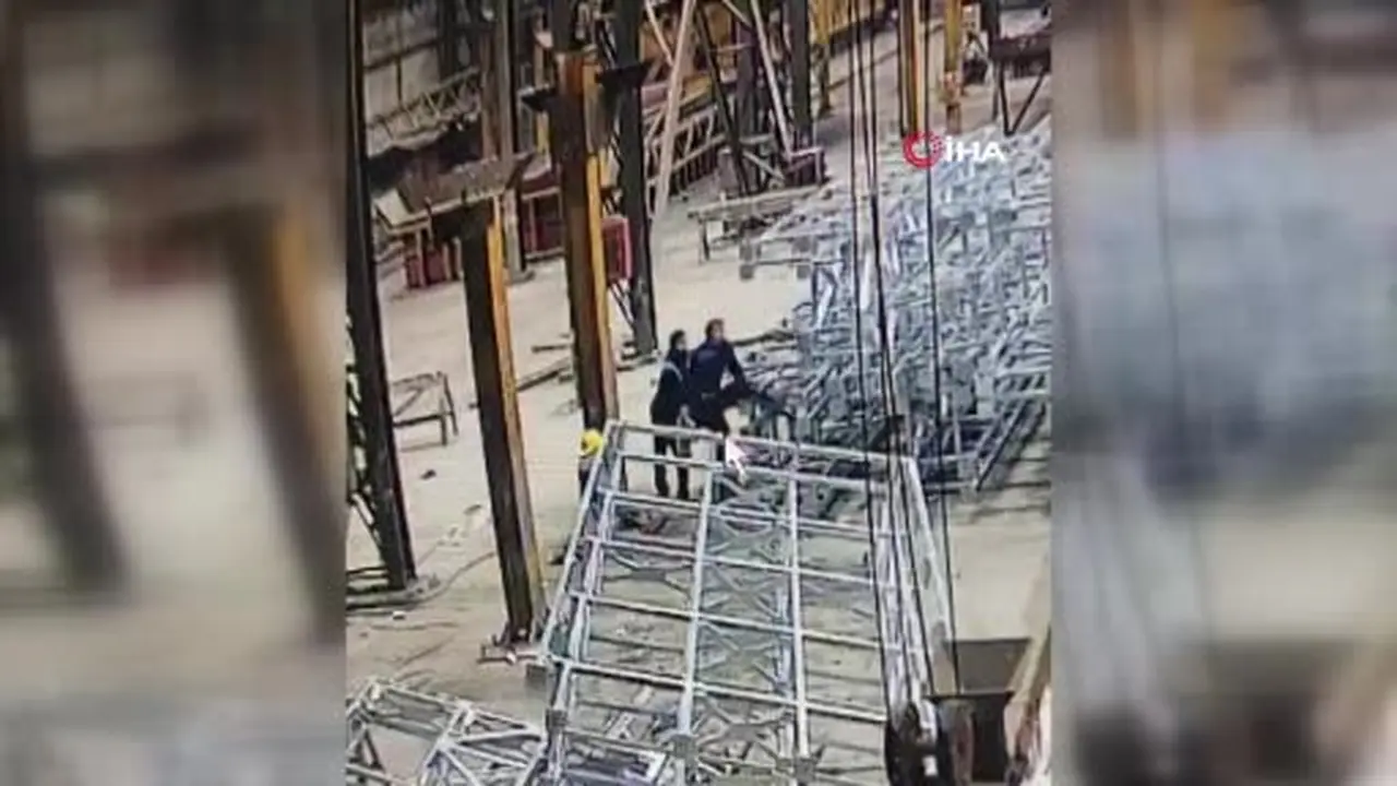 Ankara’da çelik platformun altında kalan genç işçi hayatını kaybetti