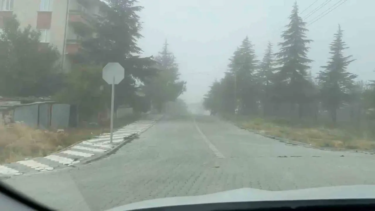 Sivrihisar’da yoğun sis ulaşımı ve günlük yaşamı olumsuz etkiliyor