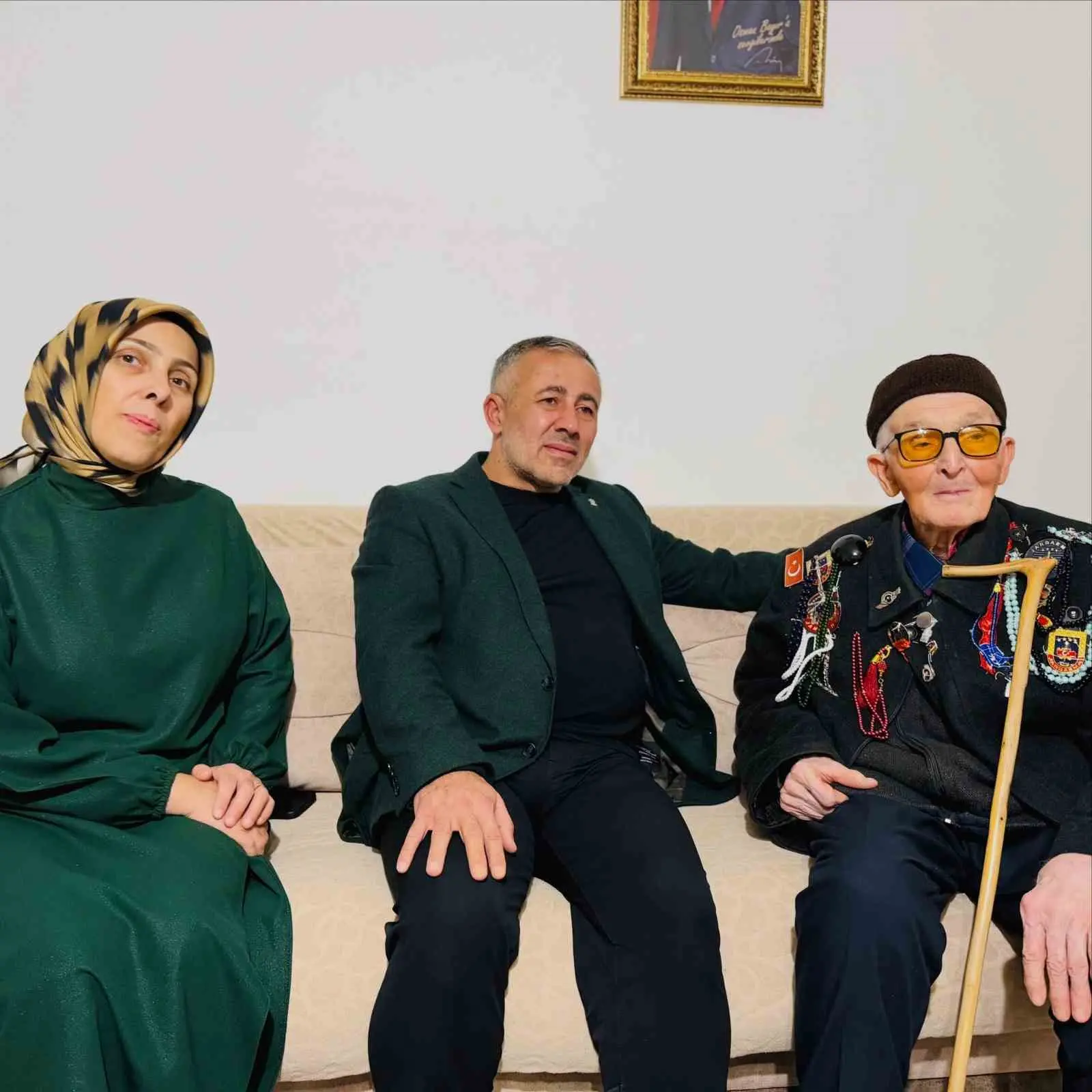 İl Başkanı Yıldırım, şehit babası Bayır ile bir araya geldi