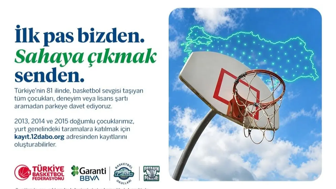 12 Dev Adam Basketbol Okulları Kayseri’de yetenek taraması yapacak