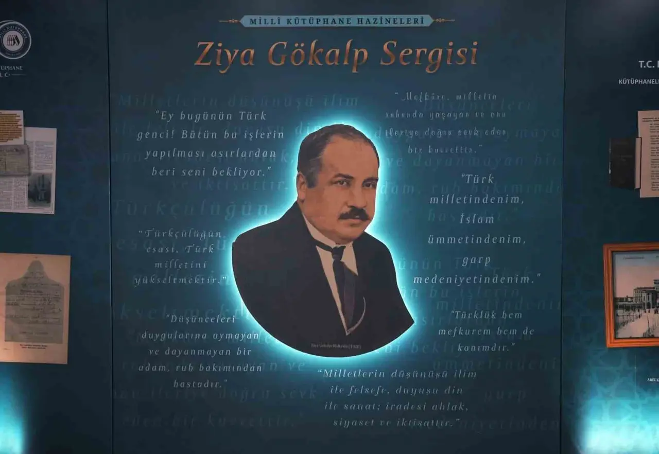 Ziya Gökalp’in fikri mirası doğumunun 150. yılında Milli Kütüphane’de