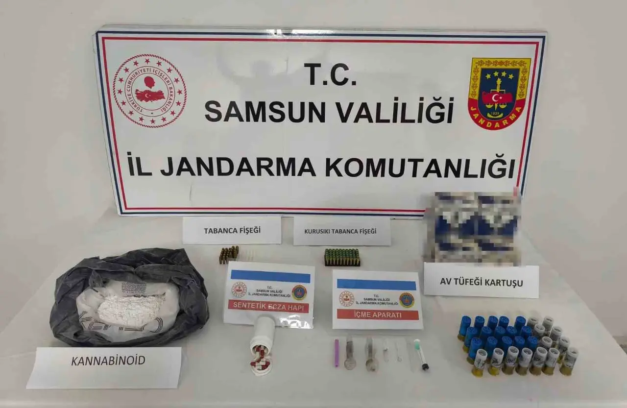 Samsun’da 1 kilo 99 gram bonzai ham maddesi ele geçirildi