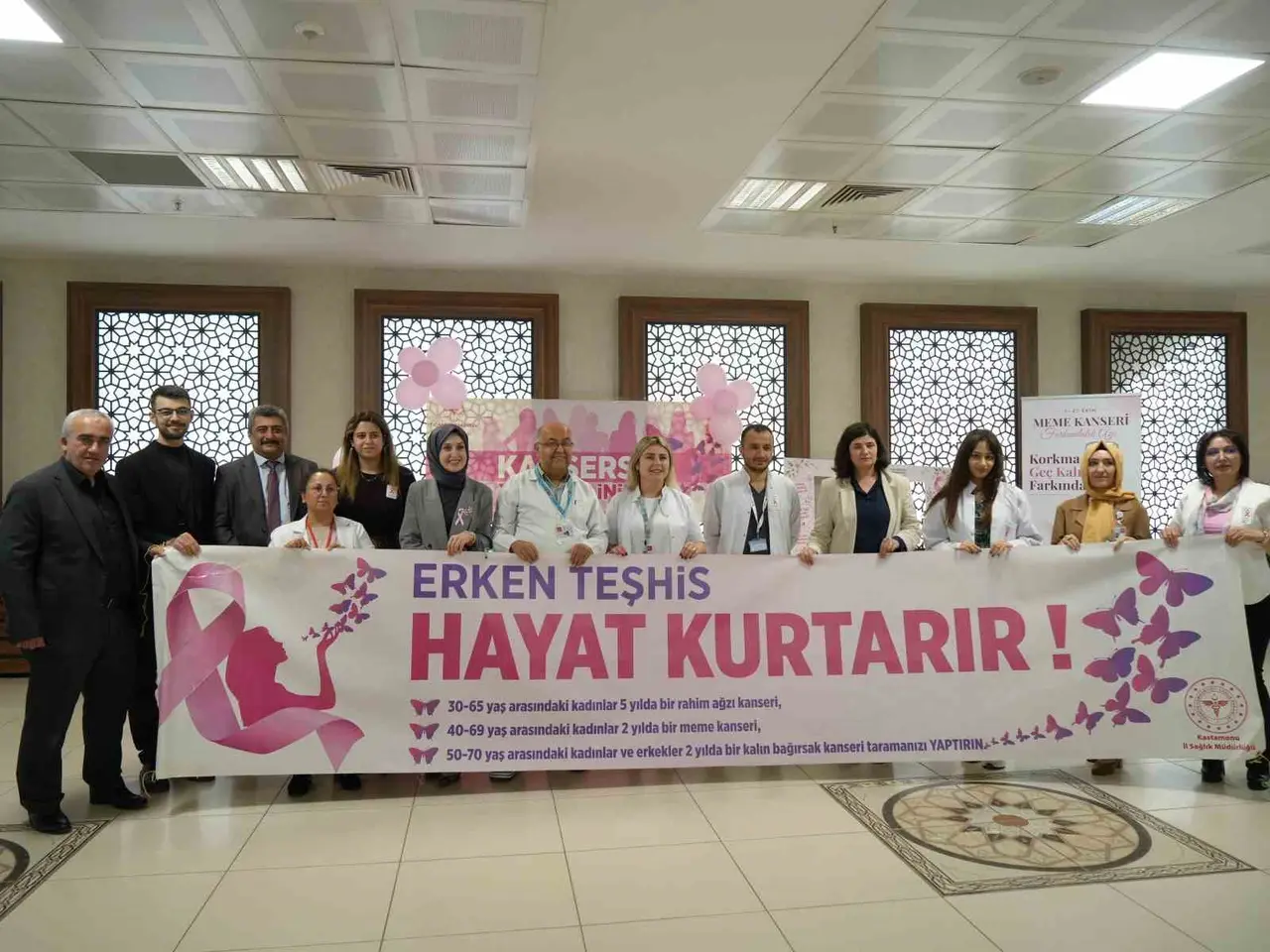 Kastamonu’da meme kanserine karşı erken teşhis çağrısı
