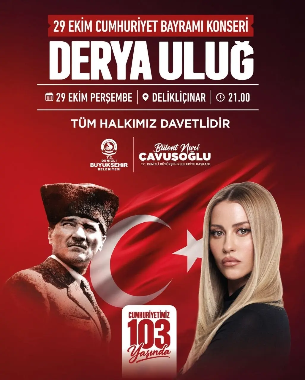 Başkan Çavuşoğlu tüm Denizlilileri bayram coşkusuna davet etti