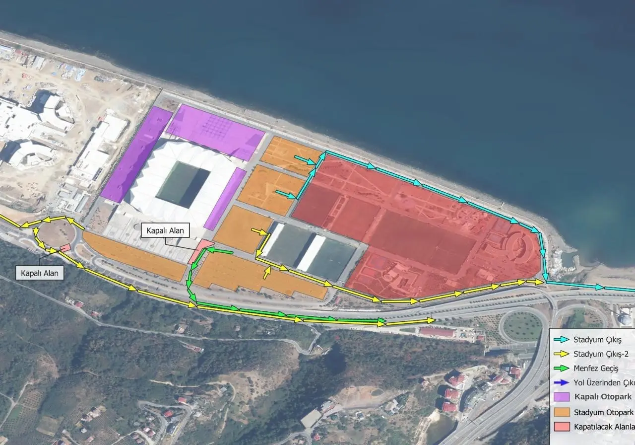 Trabzon’da maç trafiğine neşter