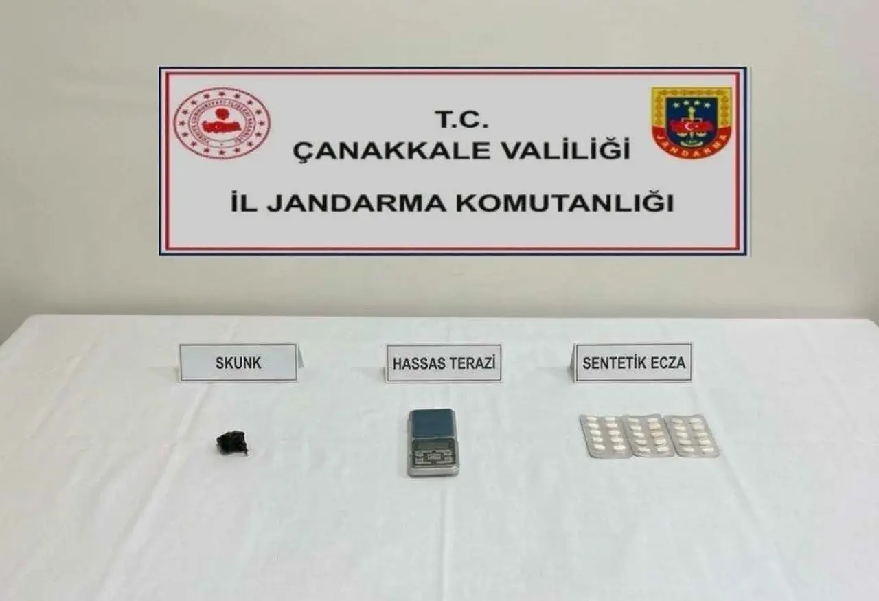 Çanakkale’de uyuşturucu operasyonuna 1 tutuklama