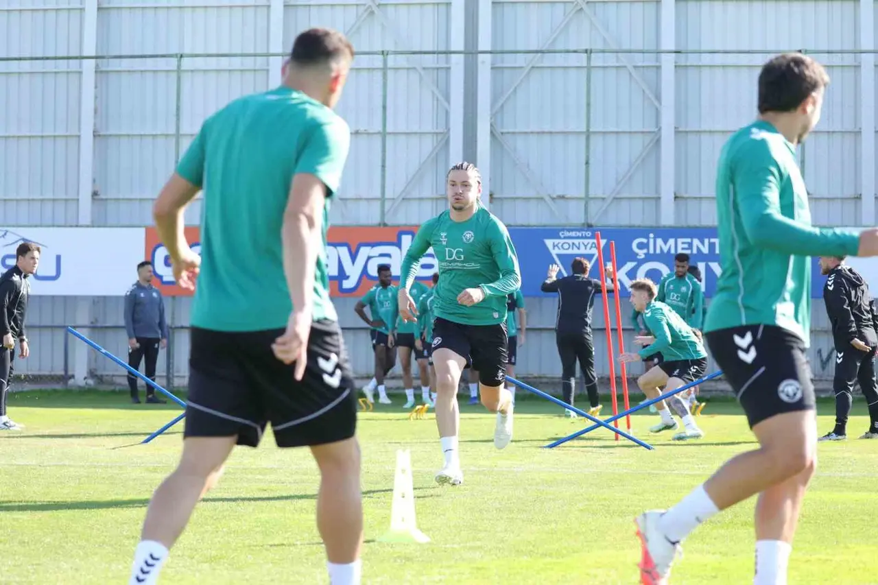 Konyaspor, Gençlerbirliği maçı hazırlıklarını tamamladı