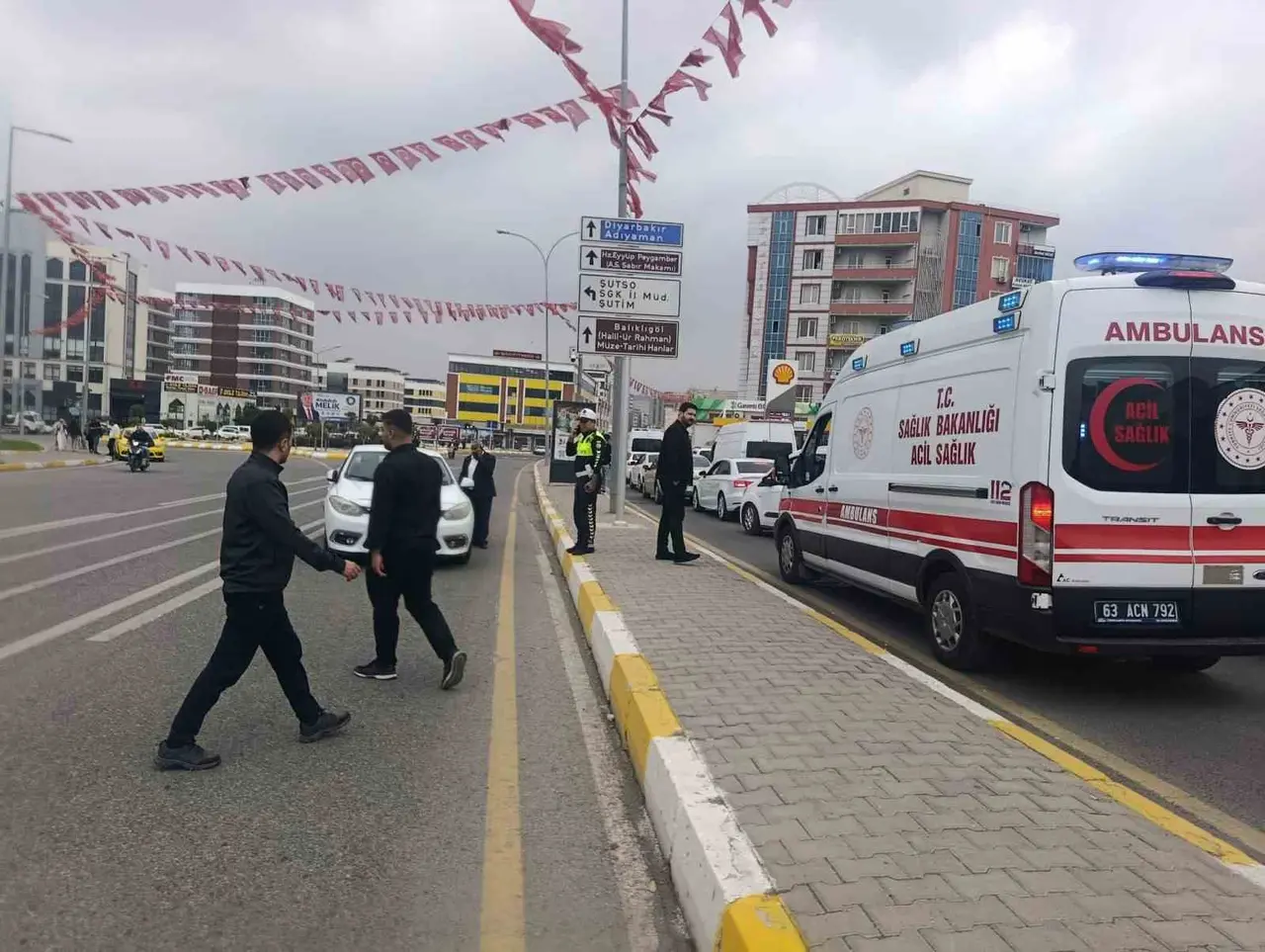 Şanlıurfa’da otomobilin çarptığı çocuk yaralandı