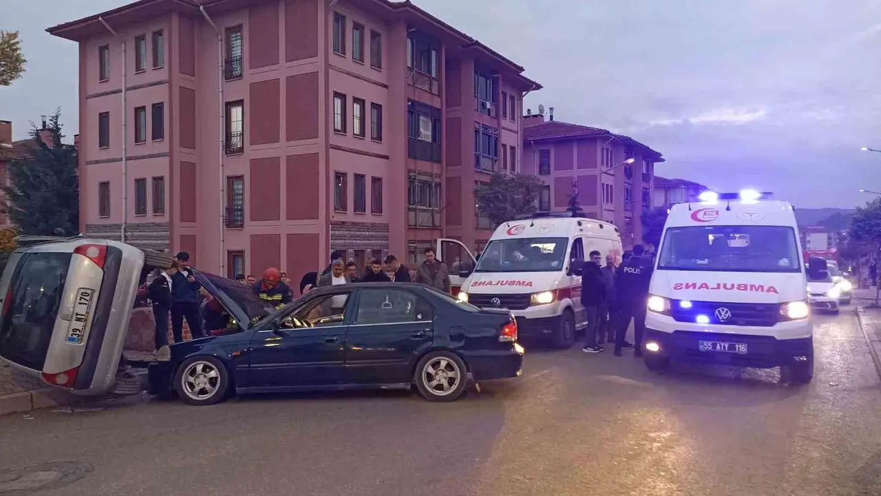 Samsun’da trafik kazası: 4 yaralı