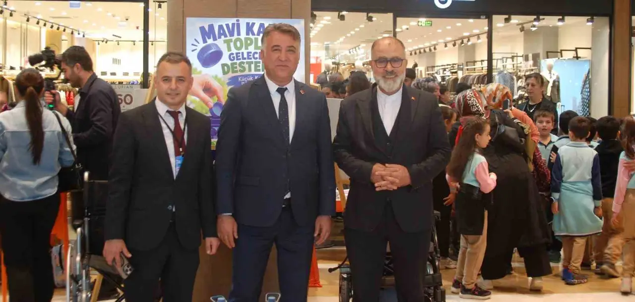 Kahramanmaraş’ta mavi kapaklarla 15 bin 700 engelli vatandaşa umut oldular