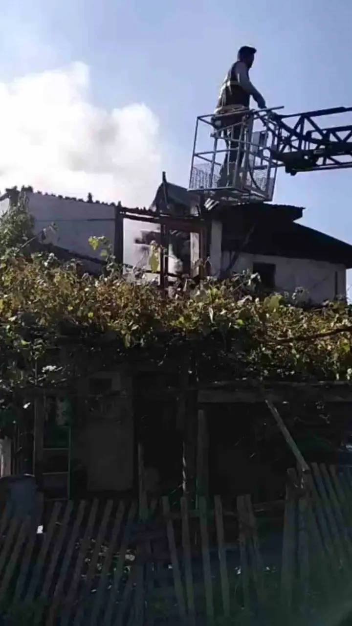 Bolu’da yayla evinde yangın