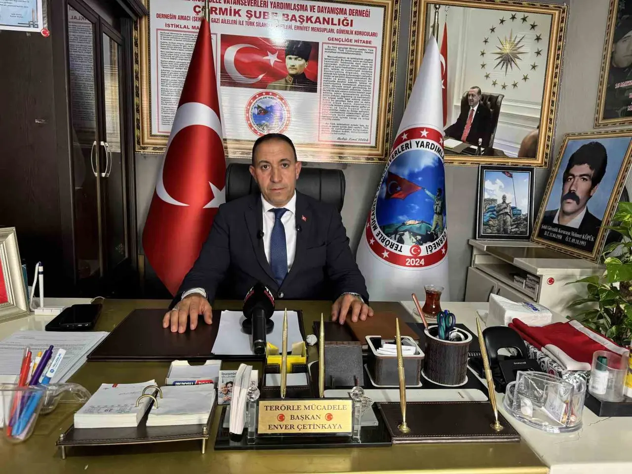 Diyarbakır’da şehit ve gazi aileleri ’terörsüz Türkiye’ sürecinden memnun