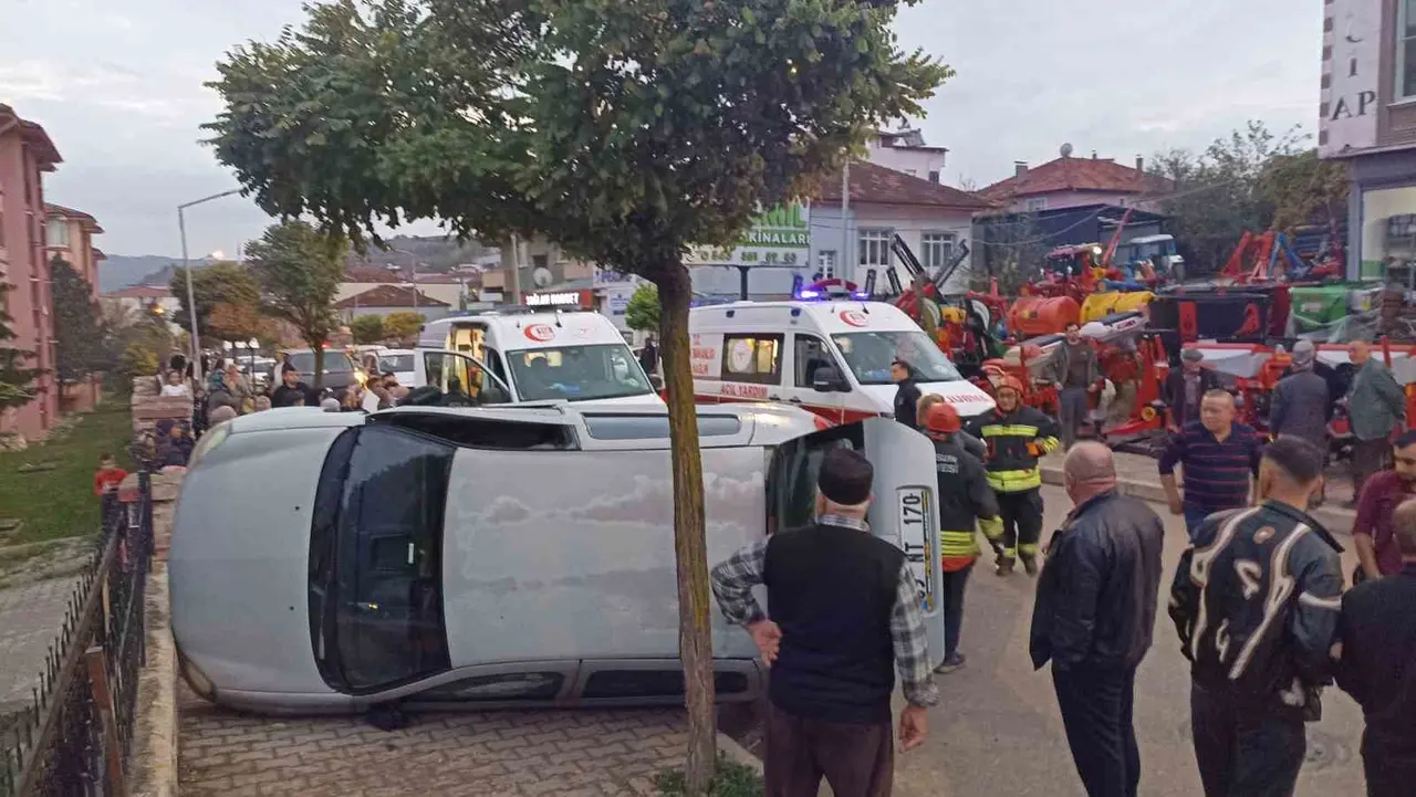 Samsun’da trafik kazası: 4 yaralı
