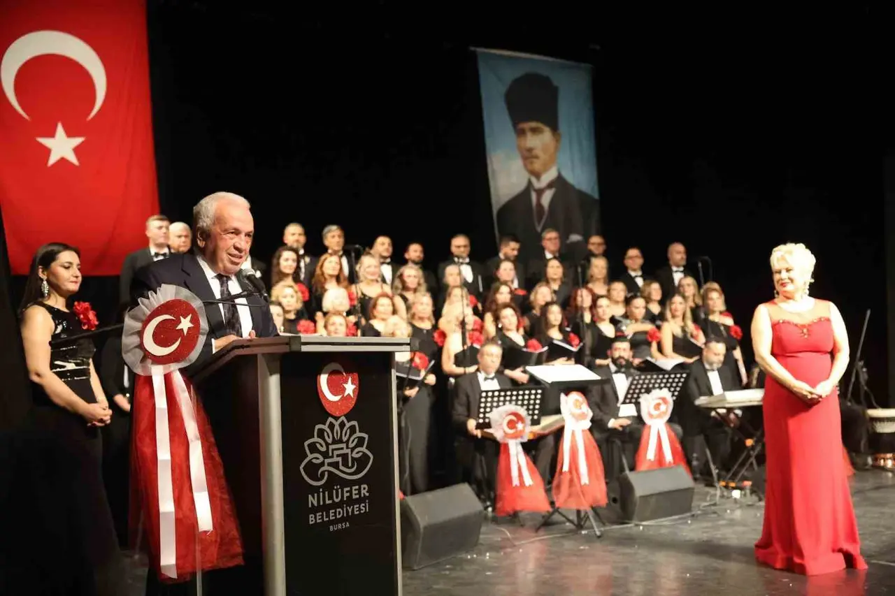 Cumhuriyet’in 103’üncü yılı Nilüfer’de konserle kutlandı