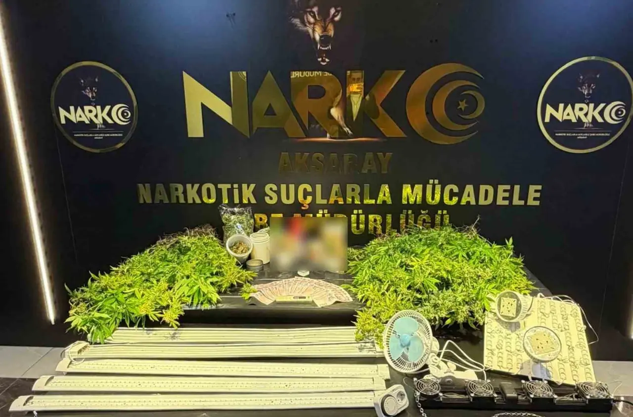 Aksaray’da uyuşturucu operasyonu: 1 tutuklama