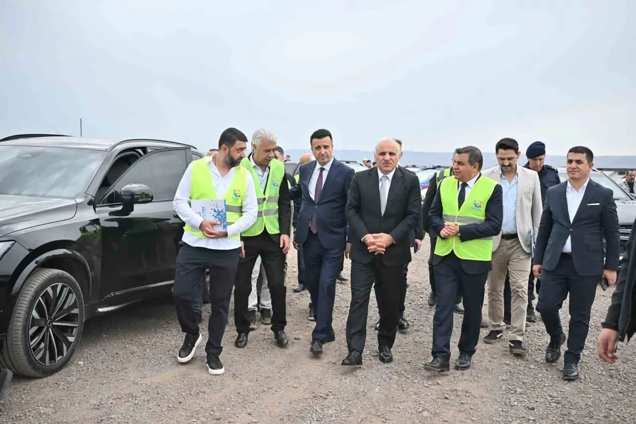 Vali Zorluoğlu, MOSTİM Projesi inşaat alanında incelemelerde bulundu