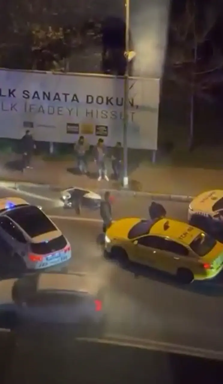 "Dur" ihtarına uymayan motosikletli kaçtı, polis havaya ateş açtı