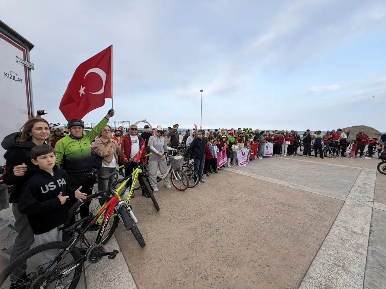 Samsun’da Cumhuriyet Bayramı kutlamaları kapsamında pedal çevrildi