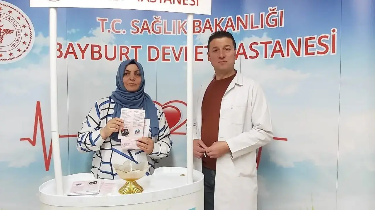 Bayburt’ta Hasta Hakları Günü’nde bilgilendirme çalışması yapıldı