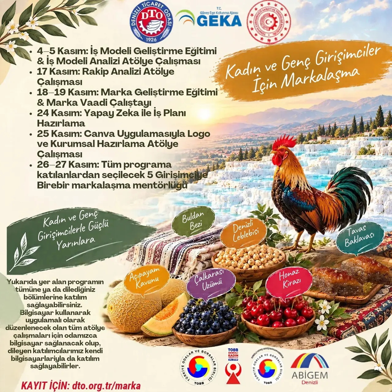 DTO’nun öncülüğünde, Denizli’nin yerel değerlerinde markalaşma hamlesi