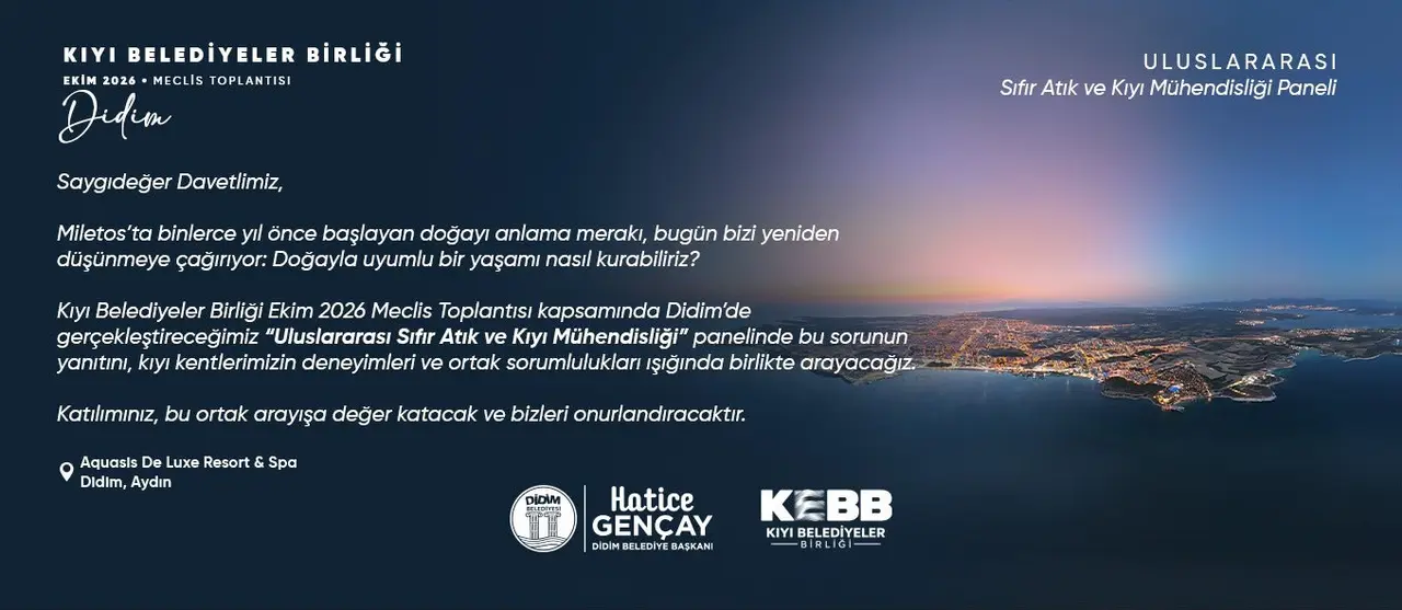 Didim Belediyesi, Kıyı Belediyeler Birliği toplantısına ev sahipliği yapacak
