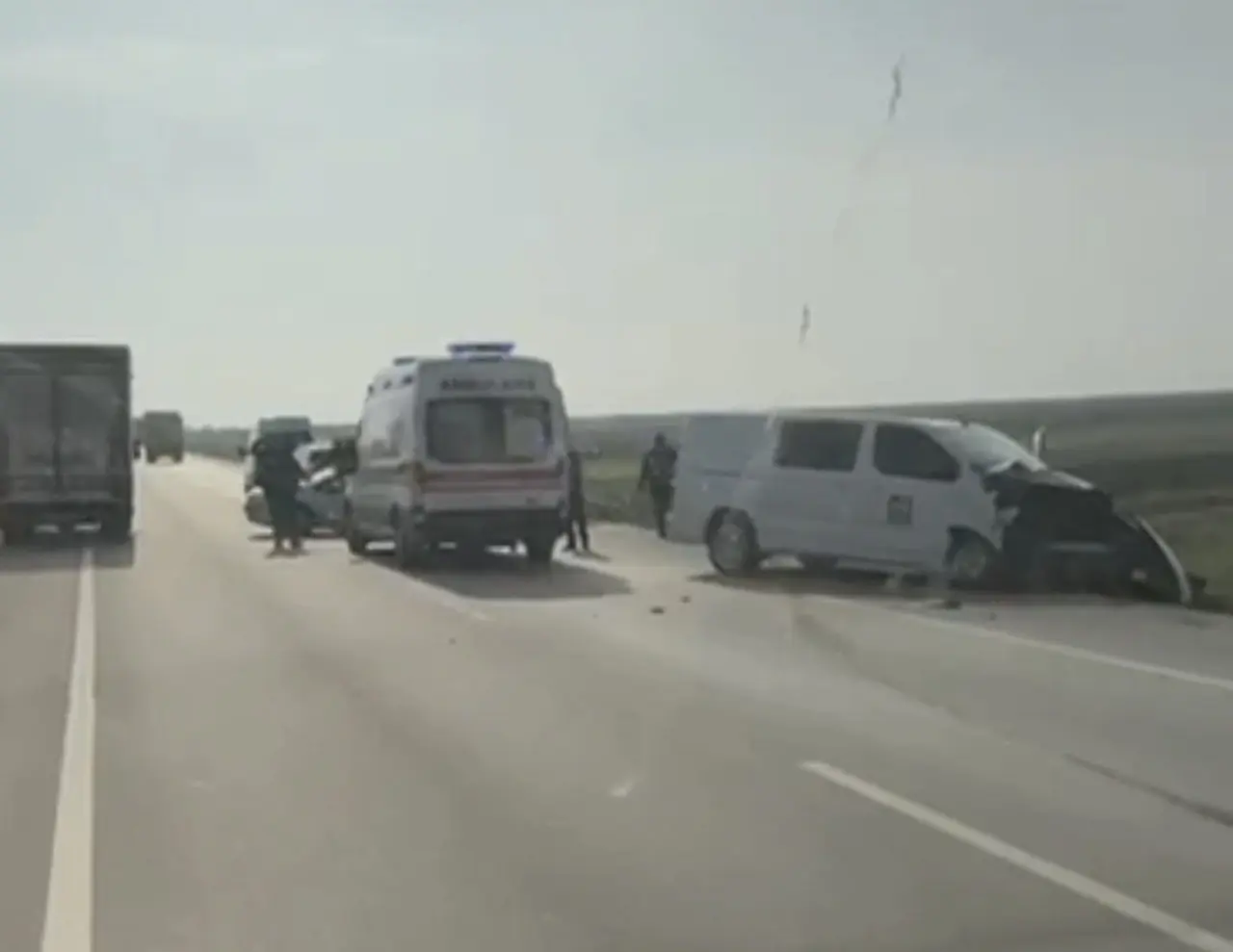 Gönen-Bandırma yolunda trafik kazasında 3 kişi yaralandı