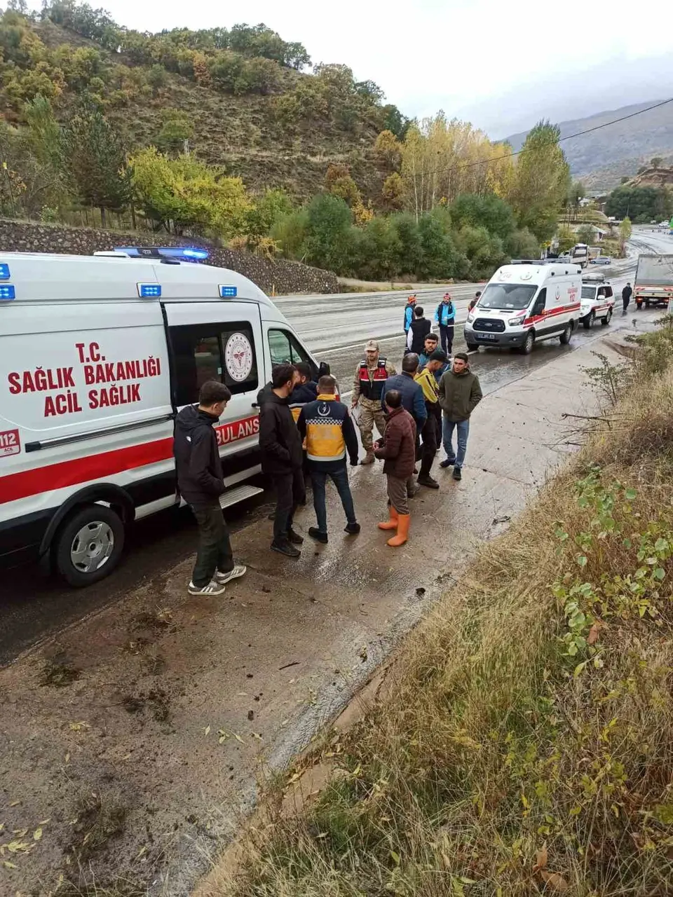 Bingöl’de trafik kazası: 2 yaralı