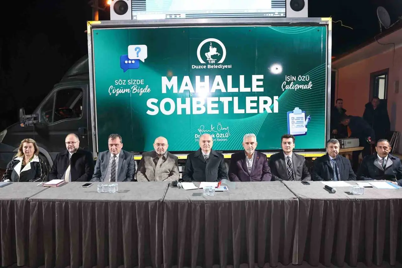 Başkan Özlü Sarayyeri Mahallesi’nde halkla buluştu