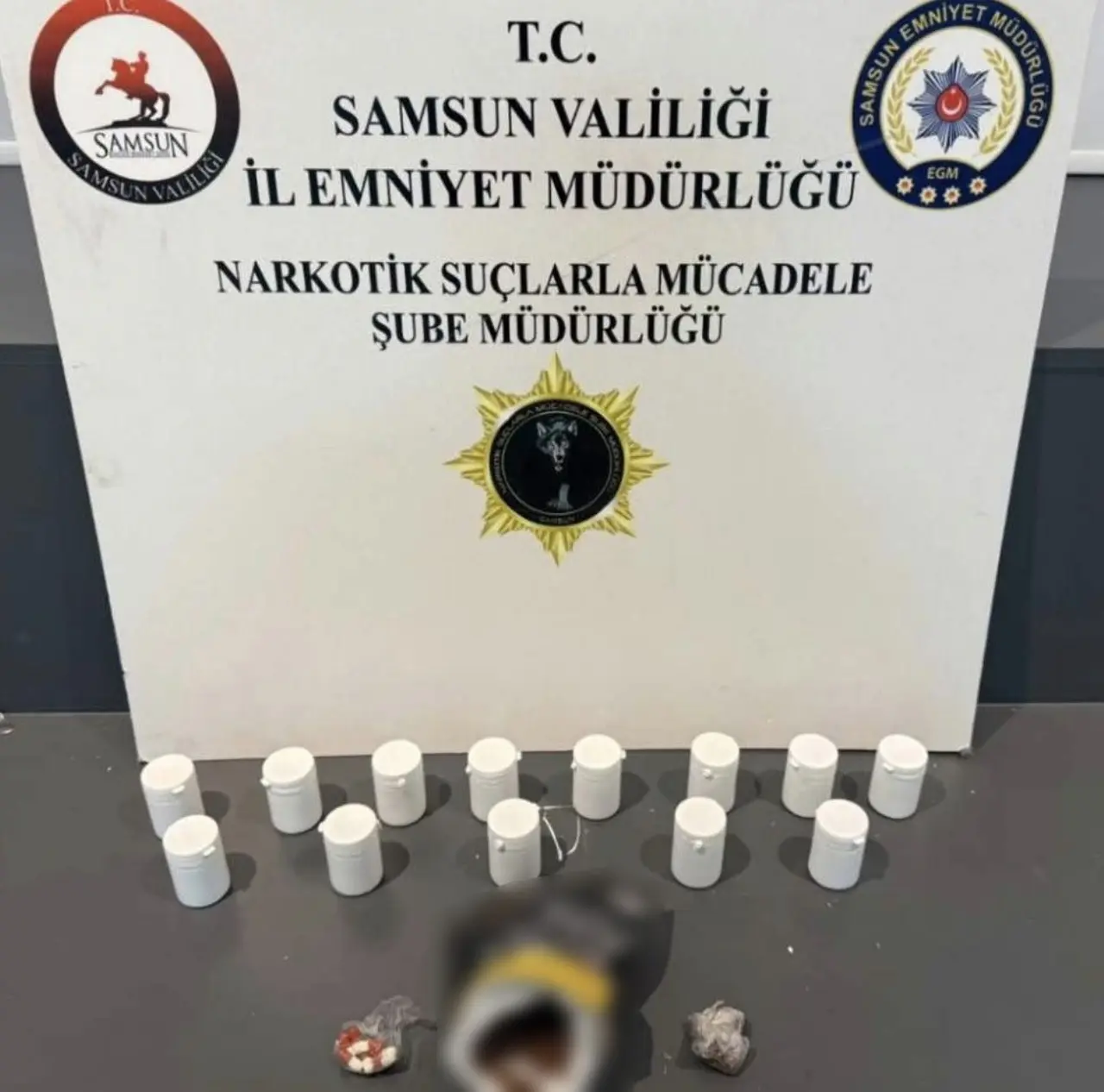 İlkadım’da 5 bin 630 uyuşturucu hap ele geçirildi