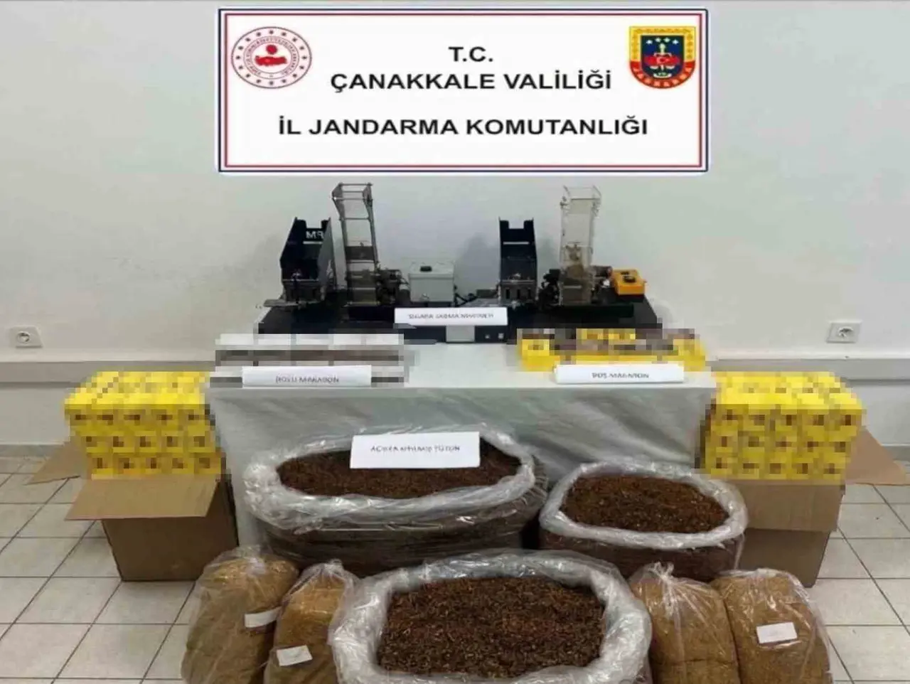 Çanakkale’de jandarmadan 2 kaçakçılık operasyonuna müdahale
