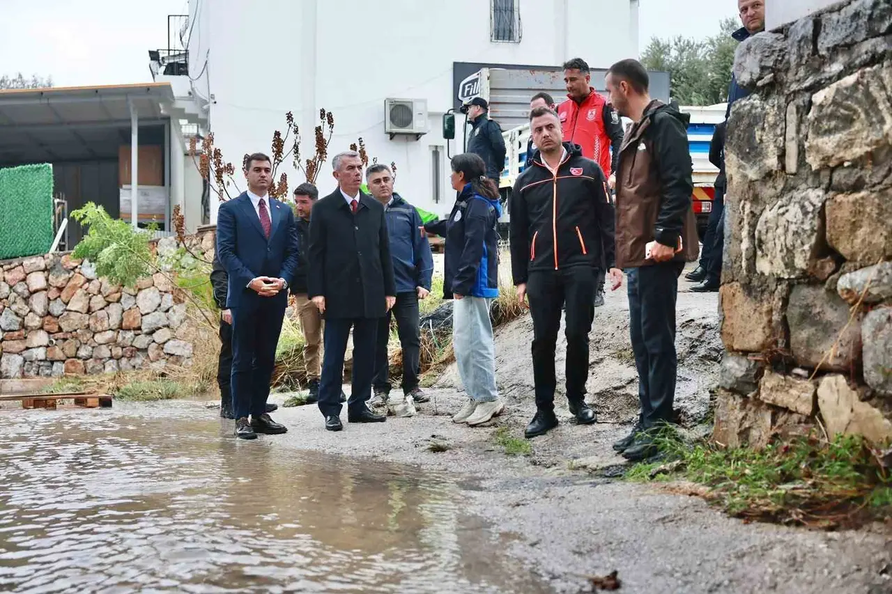 Bodrum’da yağış seferberliği