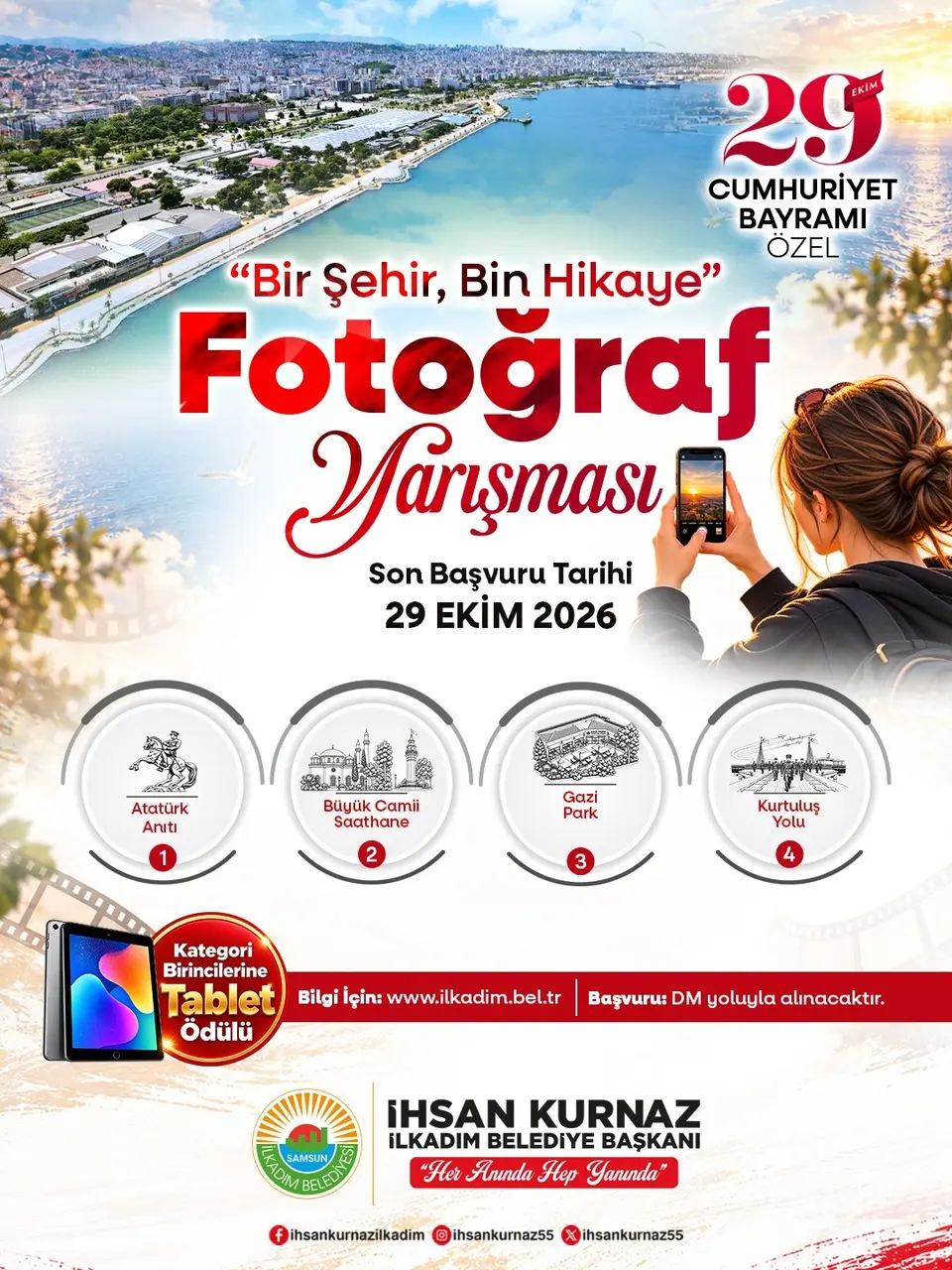 İlkadım’dan "Bir Şehir Bin Hikaye Fotoğraf Yarışması"