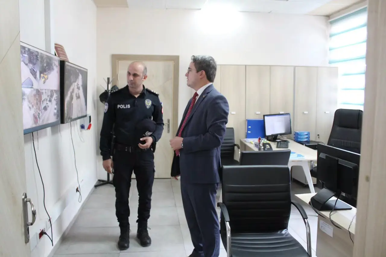 Kaymakam Arıkan’dan ilçe emniyet birimlerinde inceleme