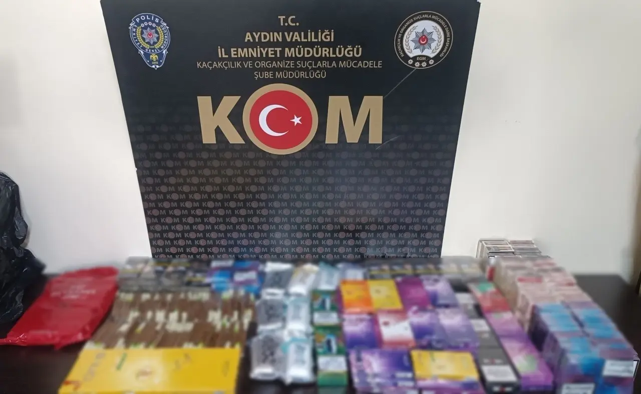 Aydın’da kaçak tütün operasyonu