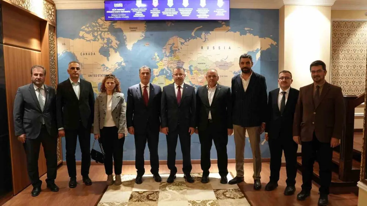 Rektör Kırışık, Karabük TSO heyetiyle bir araya geldi