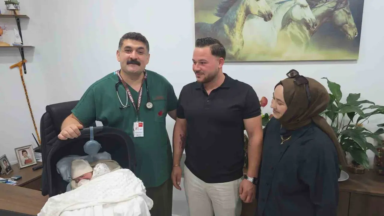 Acil serviste başlayan hikaye, bebeğin ismiyle taçlandı