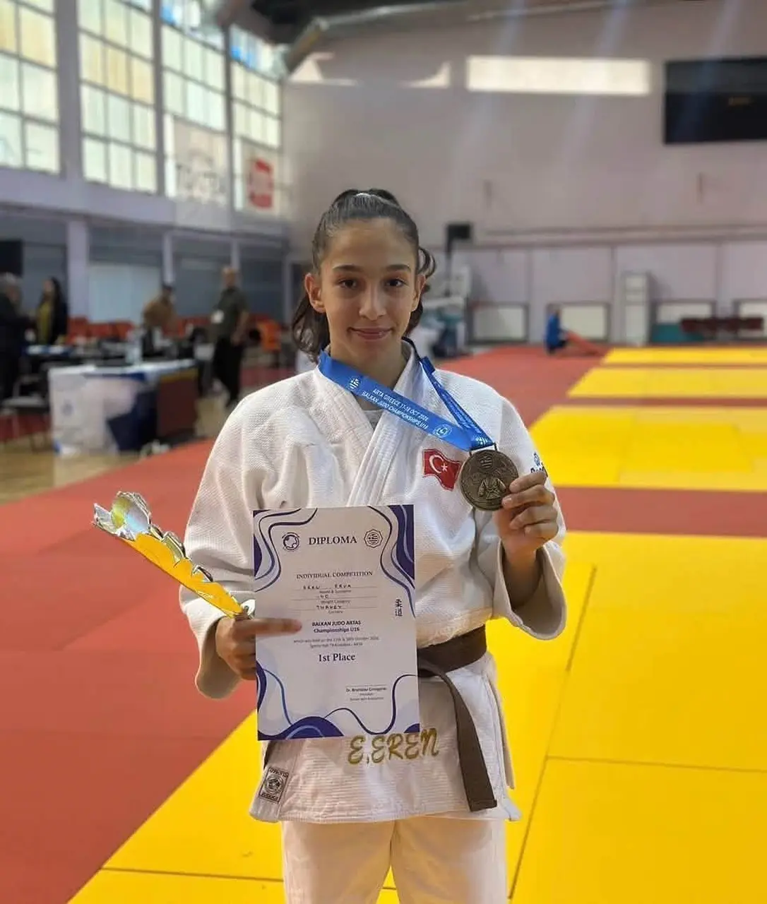 Judoda Balkan şampiyonu oldu