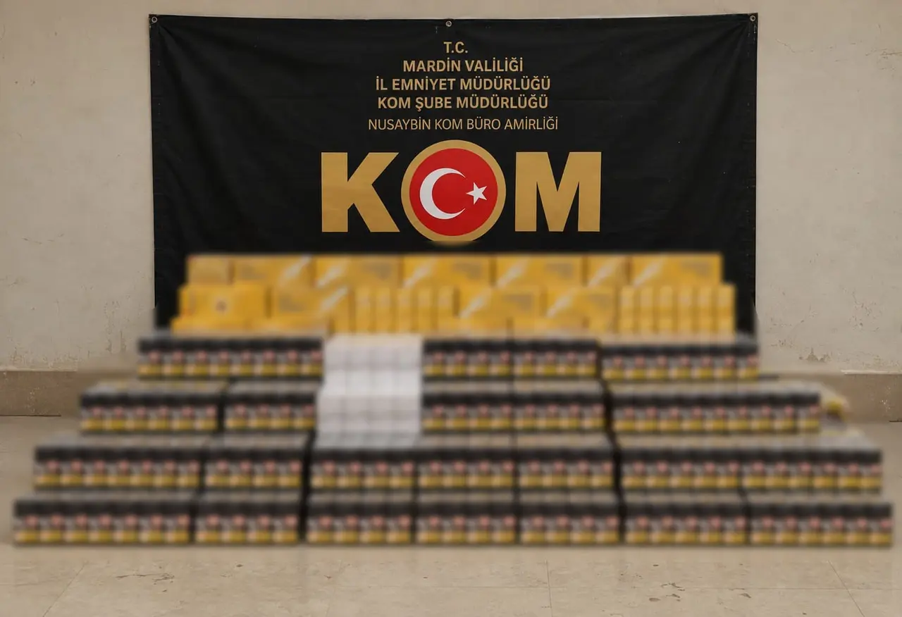 Mardin’de kaçak sigara operasyonu