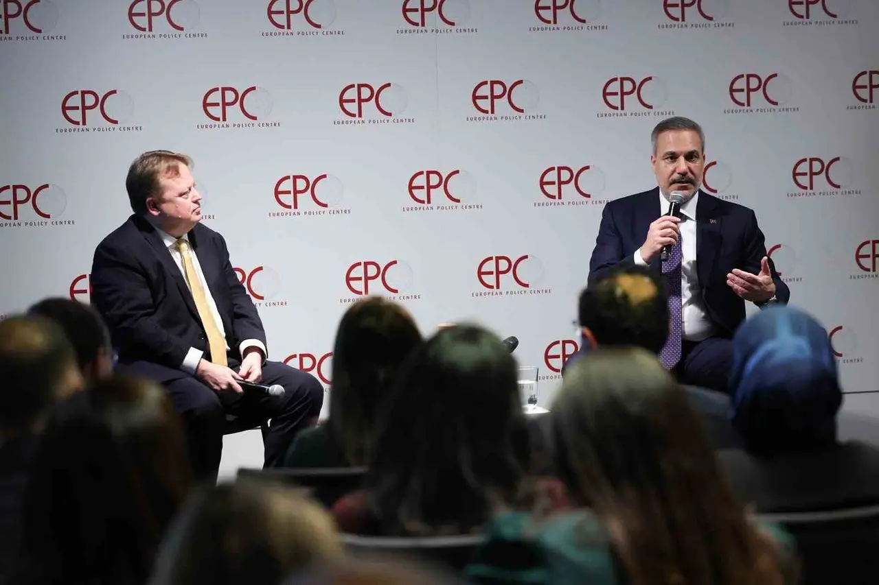 Dışişleri Bakanı Fidan European Policy Centre düşünce kuruluşunda hitapta bulundu