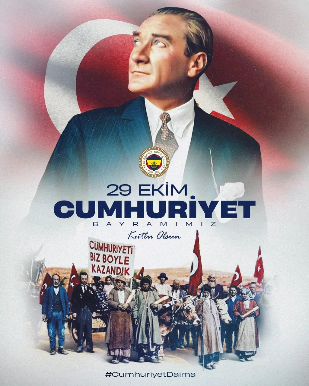 Spor camiasından 29 Ekim Cumhuriyet Bayramı mesajları
