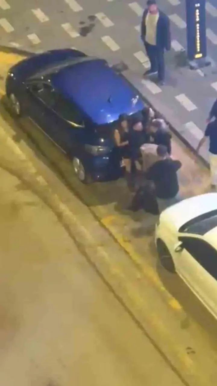 Bolu’da kadınların kavgası kamerada