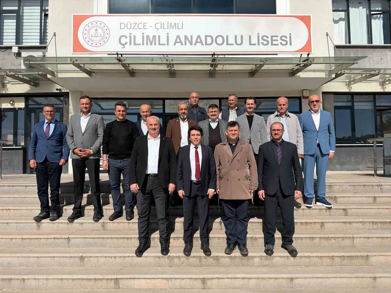 Kaymakam ve başkan öğrencilerle buluştu