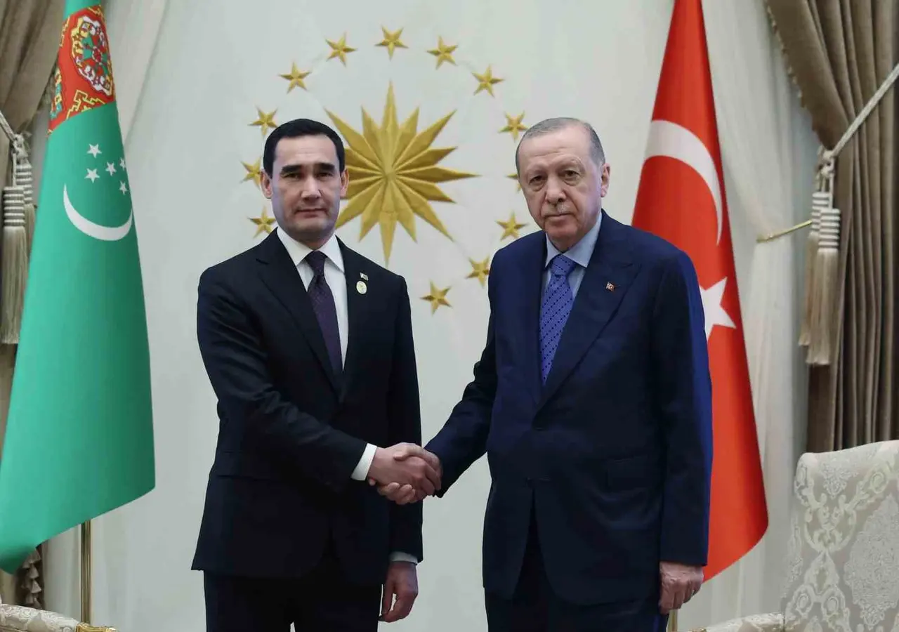 Cumhurbaaşkanı Erdoğan, Türkmenistan Devlet Başkanı Berdimuhammedov bir araya geldi