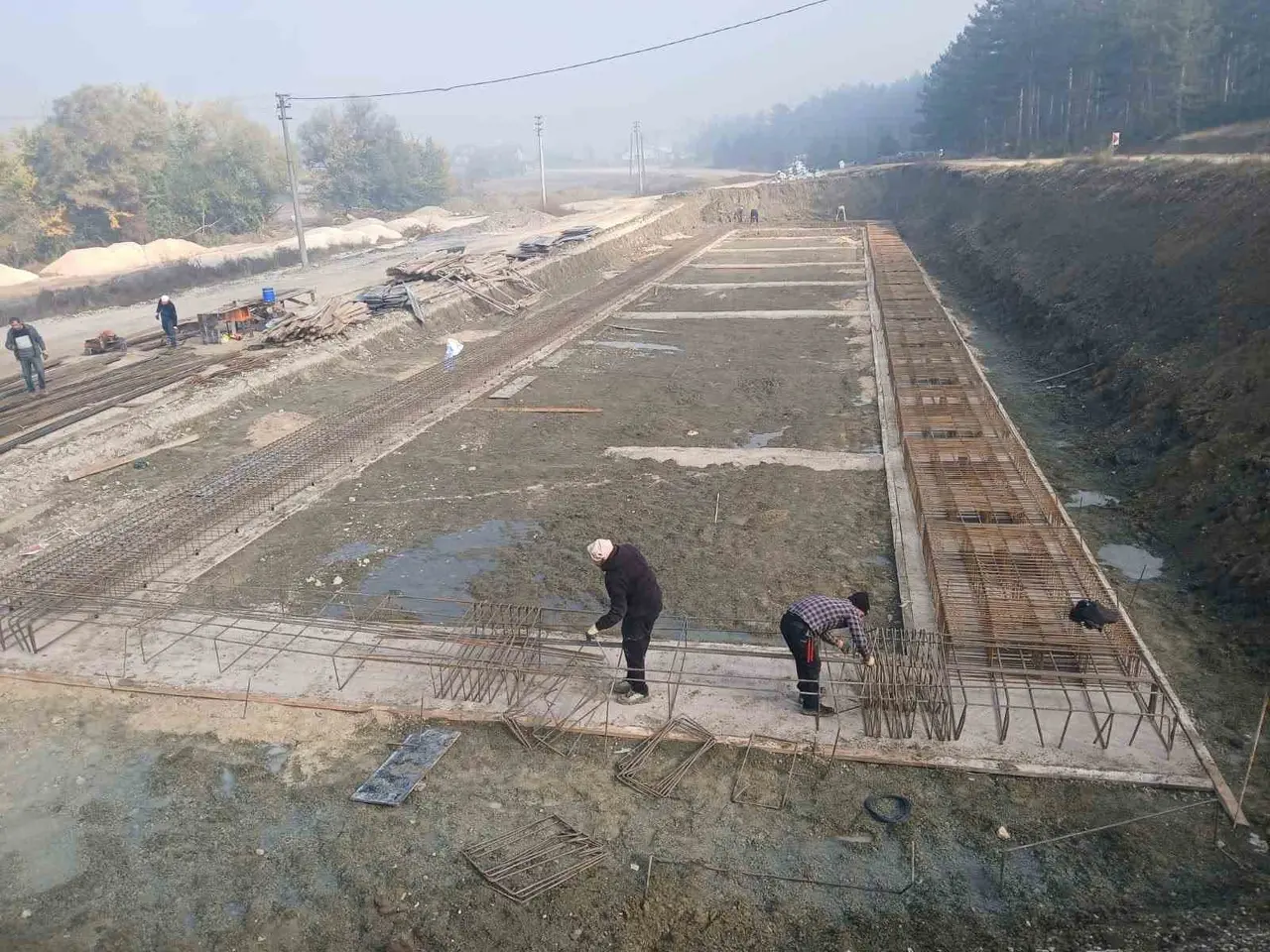 Mudurnu’da yollar yenileniyor, şantiye kapasitesi artırılıyor